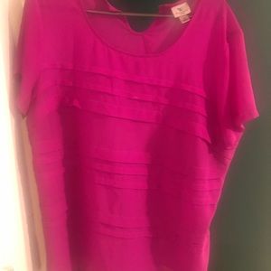 Fuchsia blouse